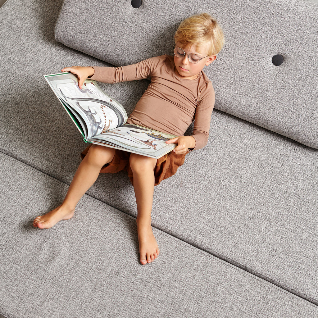 by KlipKlap 3-voudig 180 cm Matras Multi Grey