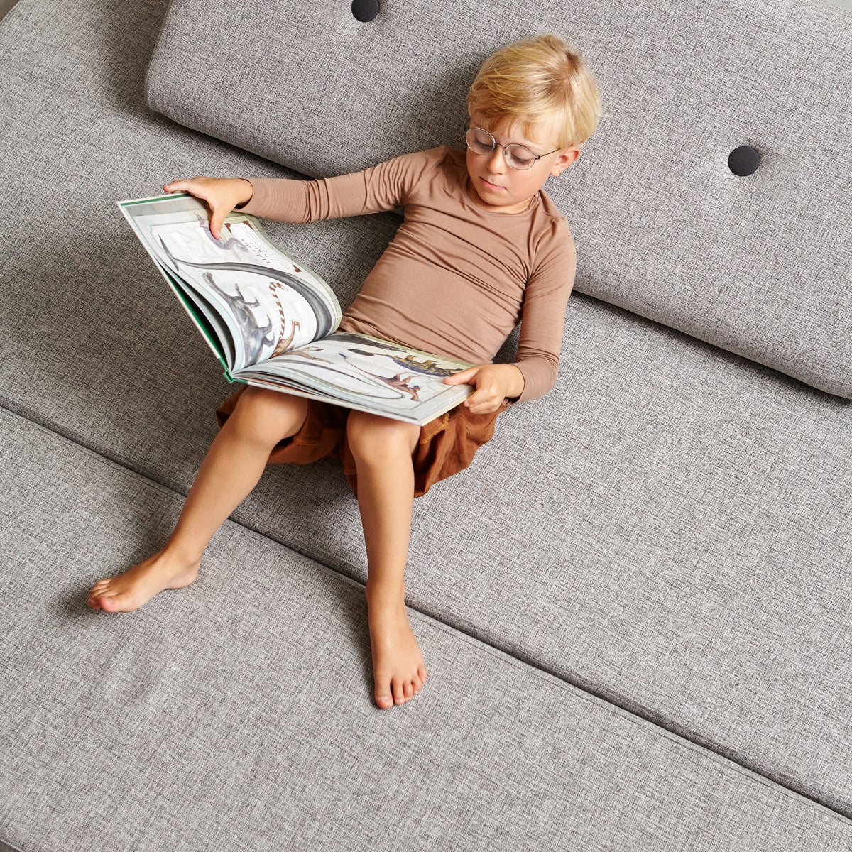 by KlipKlap 3 Fold 180 cm Madrass Multi Grey