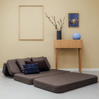by KlipKlap 3 Fold Sofa 120 cm Brown