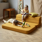 by KlipKlap 3-osainen sohva 120 cm Mustard