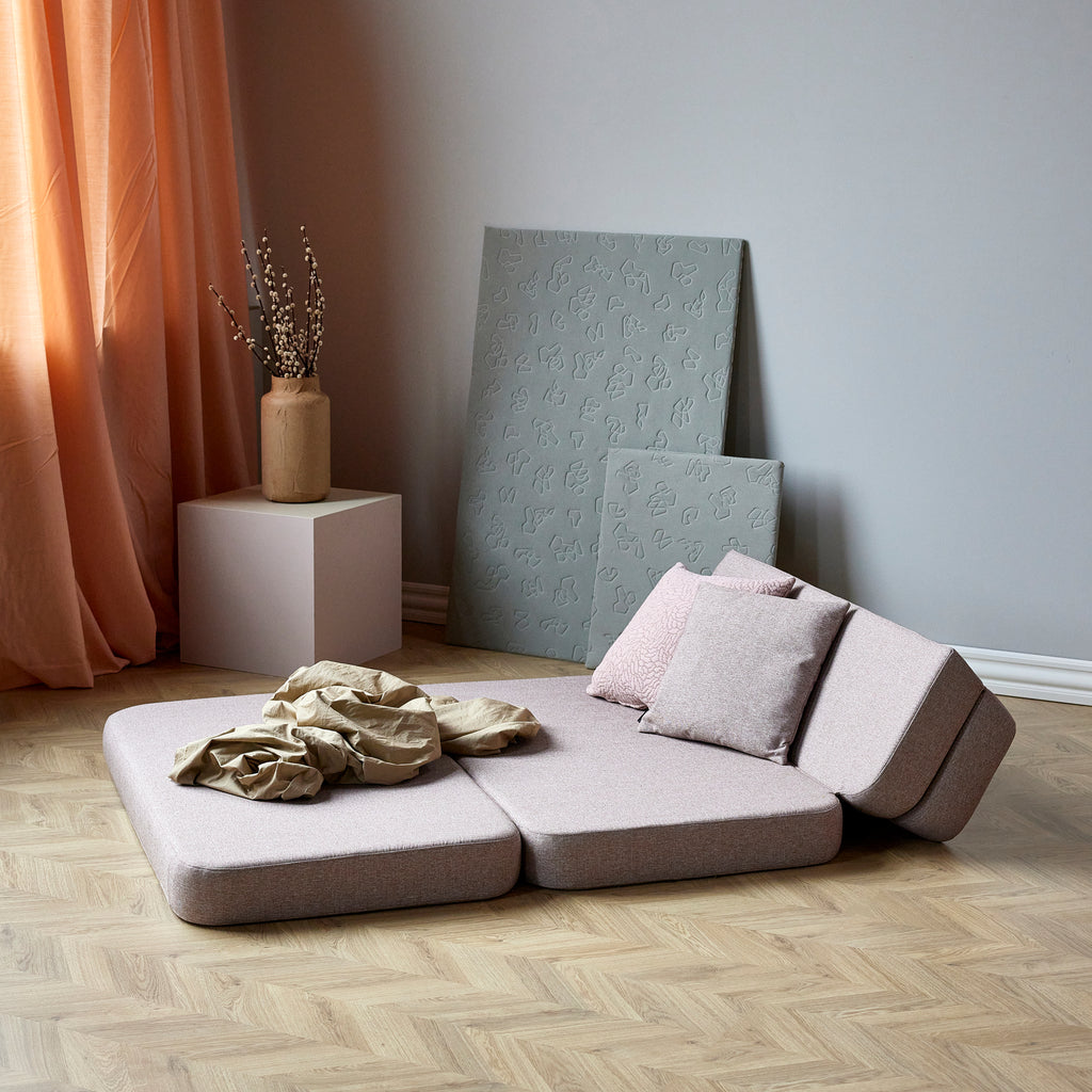 by KlipKlap 3-delad Soffa 120 cm Soft Rose