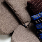 by KlipKlap 3 Fold Sofa XL Soft 140 cm Brown