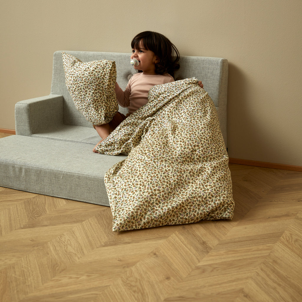 by KlipKlap Kids Sofa Beige
