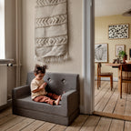 by KlipKlap Kids Sofa Brown