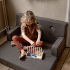 by KlipKlap Kids Sofa Brown