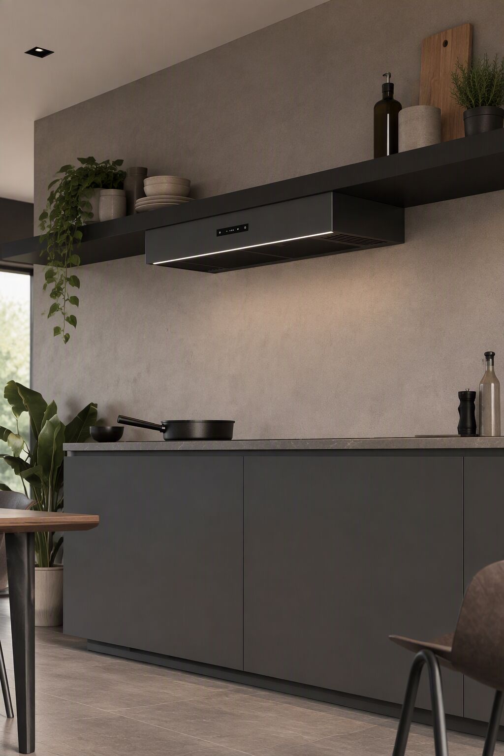 Witt Elly C 90 B Built-in hood Black