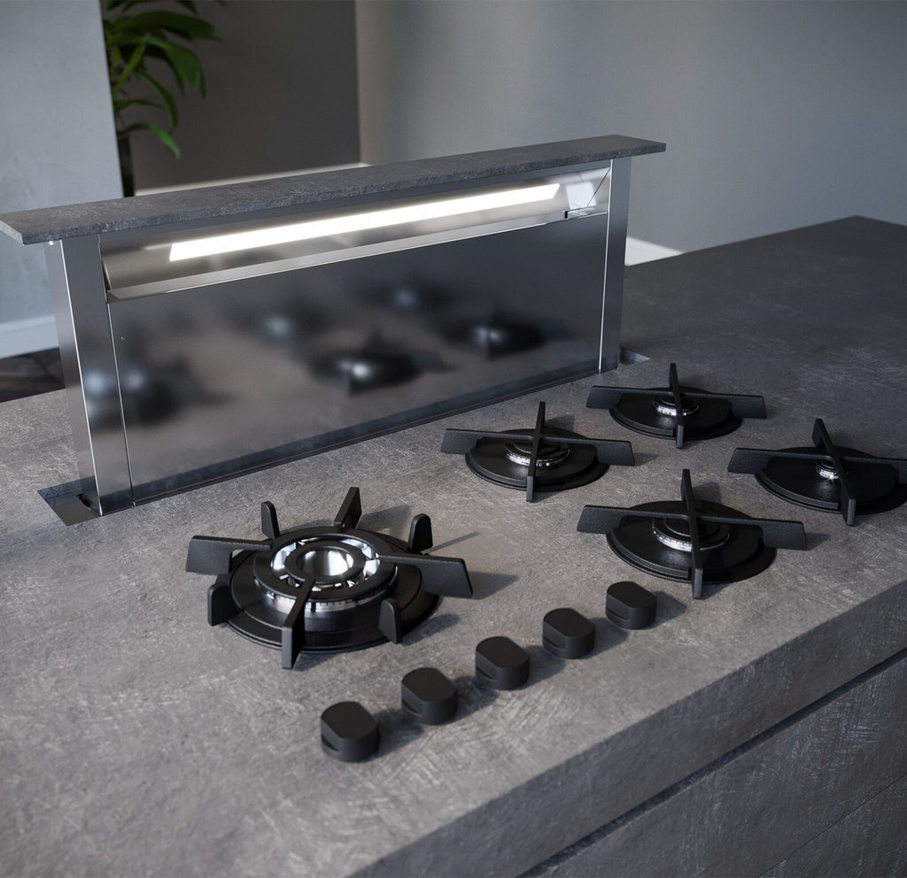 Witt Stone 90 EM Down draft hood Stainless steel