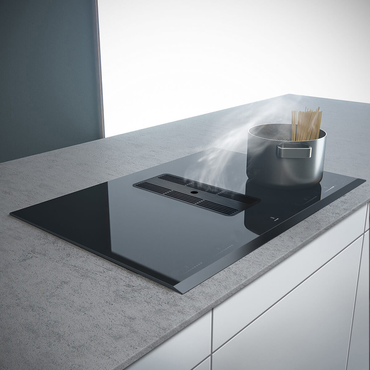 Witt Fusion 2SQW Kokeplate med ventilator Svart