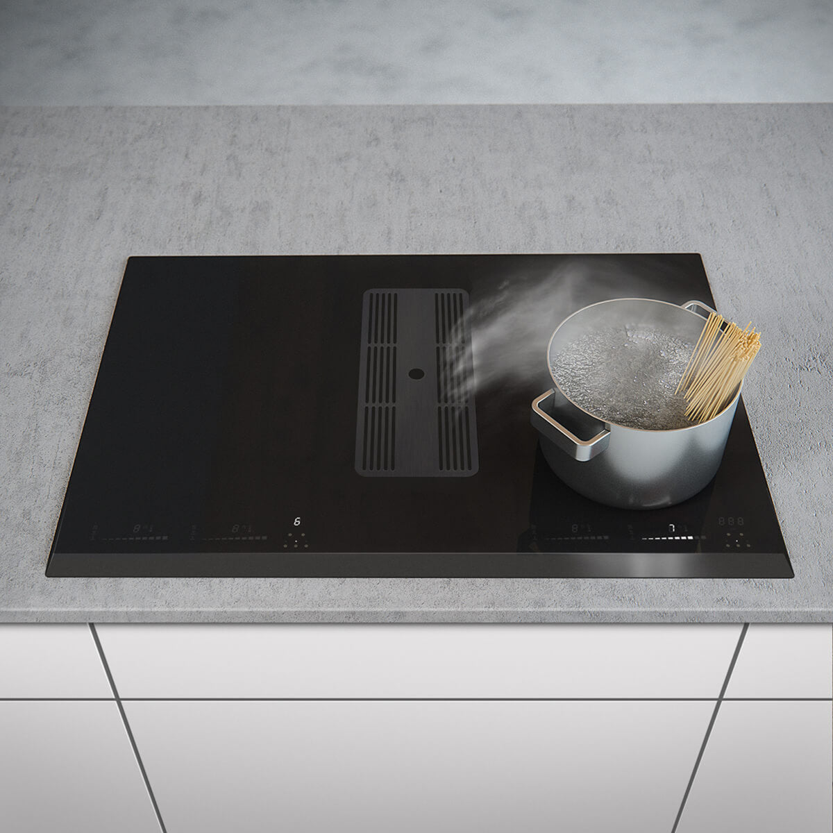 Witt Fusion 2SQW Kokeplate med ventilator Svart