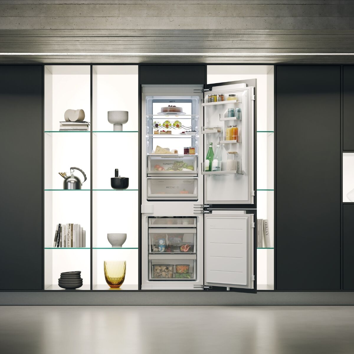 Haier HBW7518CF jääkaappipakastin integroitava