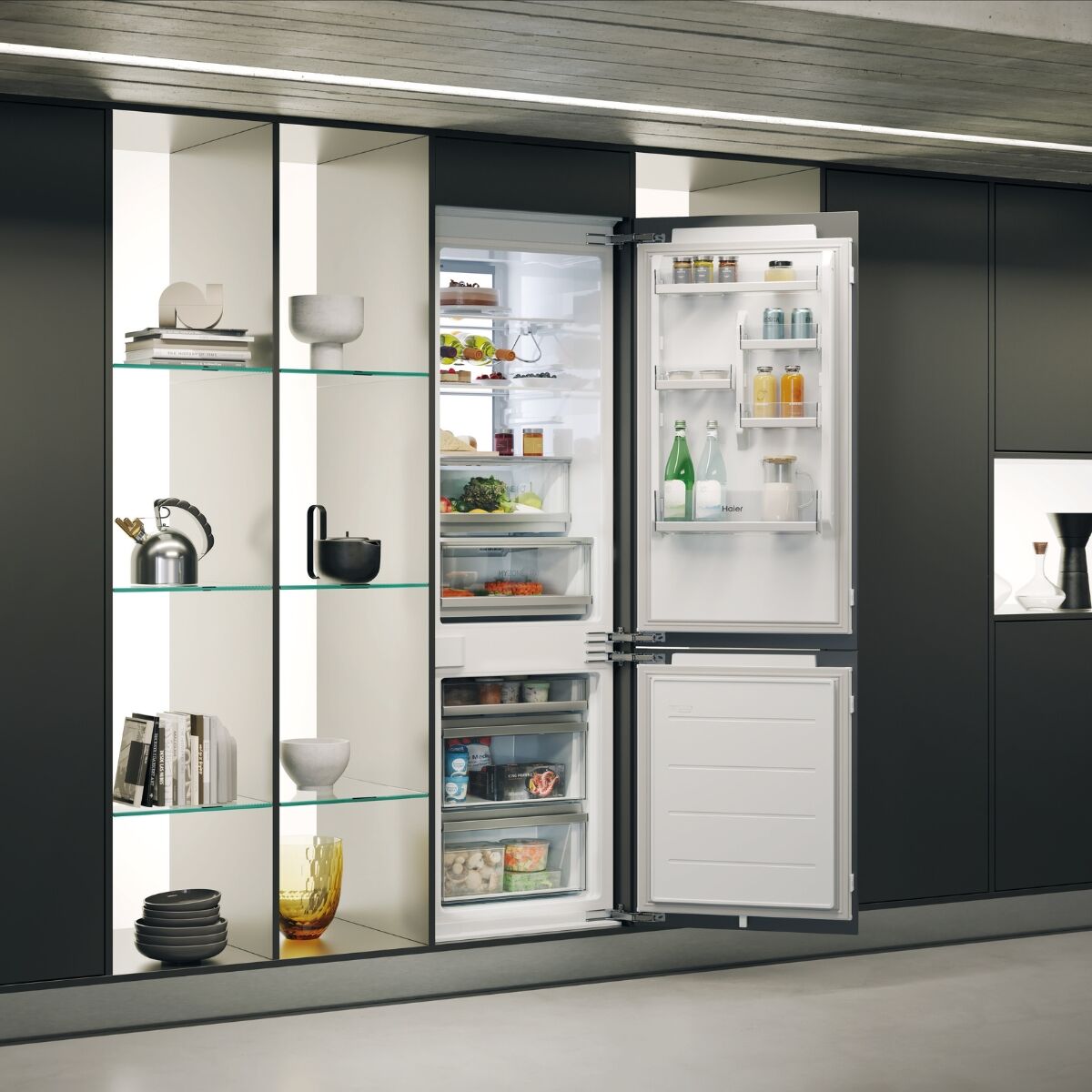 Haier HBW7518CF jääkaappipakastin integroitava