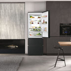 Haier HTW7720ENPT Kjøleskap-fryser Svart
