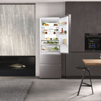 Haier HTW7720DNMP Køle-fryseskab Rustfrit stål