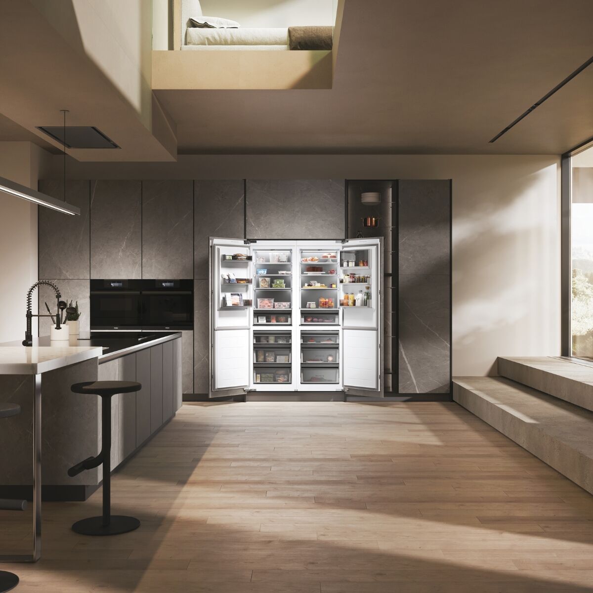 Haier HUT7518EWF Fryser Integrert