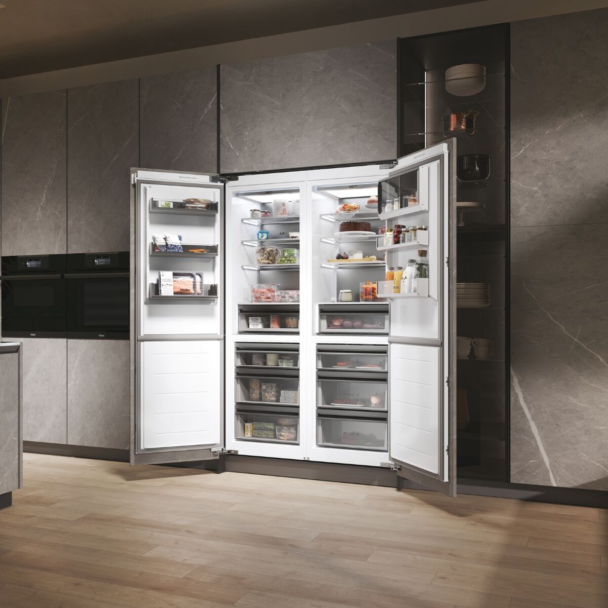 Haier HUT7518EWF Fryser Integrert