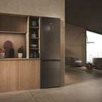 Haier HDPW3618DNPD Køle-fryseskab Sort