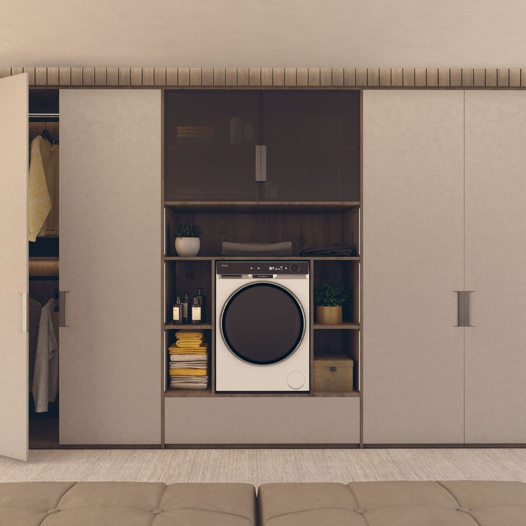 Haier HW100-BD14397U1S Tvättmaskin Vit