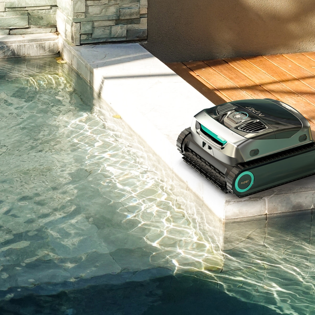 Aiper Scuba X1 Pro trådløs bassengrenser Svart