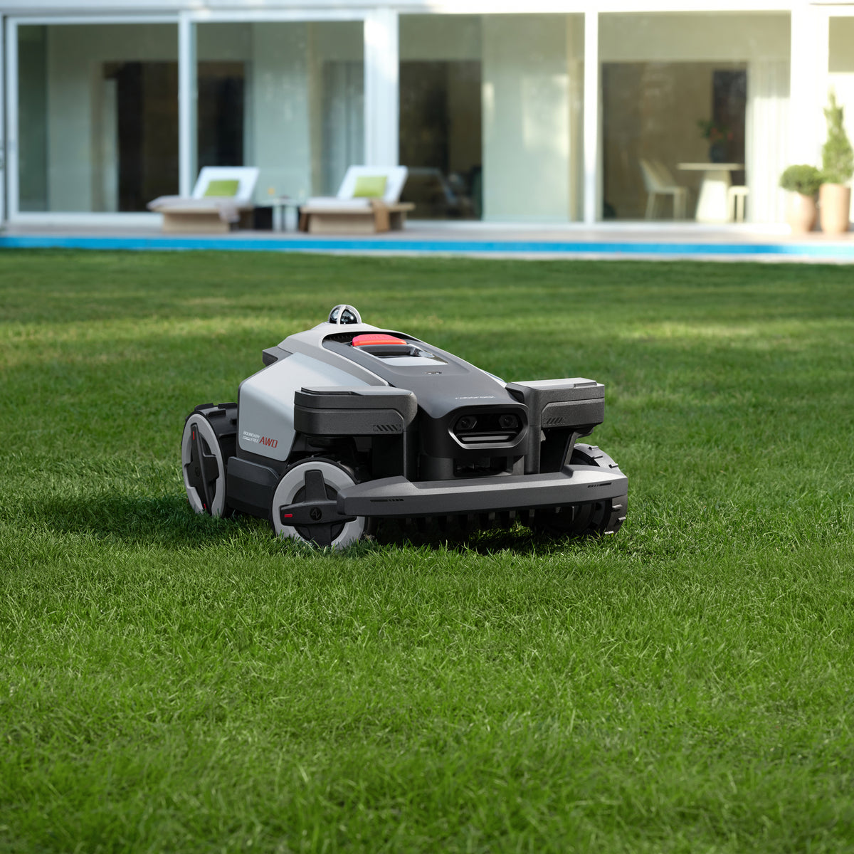 Roborock RockMow Z120 LiDAR robottiruohonleikkuri tummanharmaa