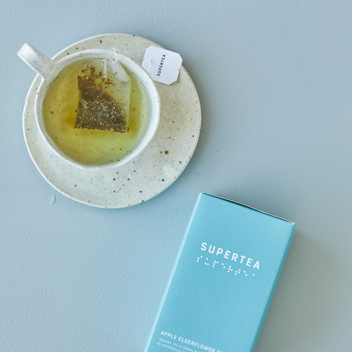 Teministeriet Supertea Apple Elderflower Organic Tea Blue