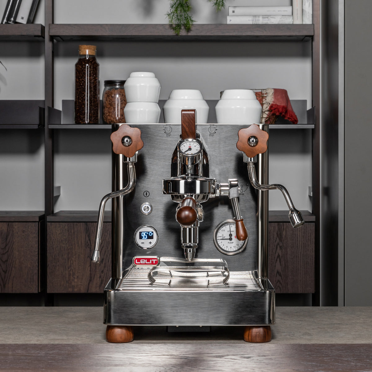 Lelit Bianca - PL162T-EU Espressomaskin Borstat Rostfritt Stål