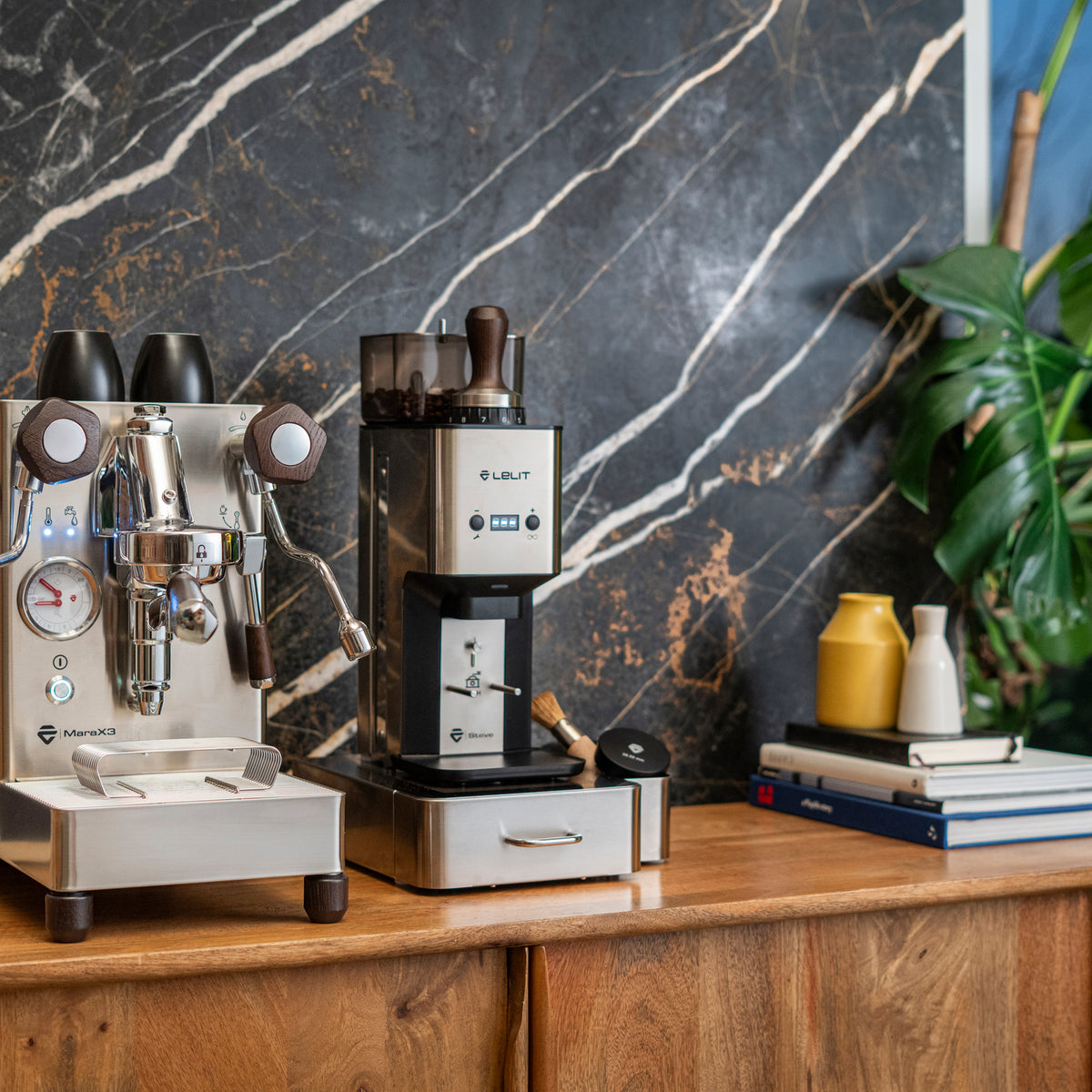 Lelit MARAX3 HX BSS TYPE Q Espressomaskin Borstat stål