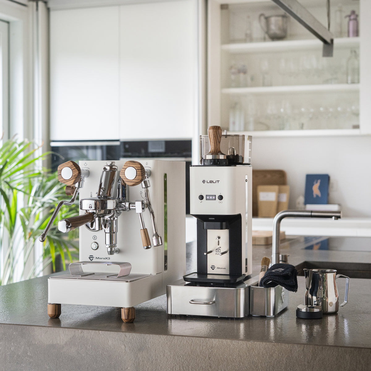 Lelit MARAX3 HX WHT TYPE Q espressokone, valkoinen
