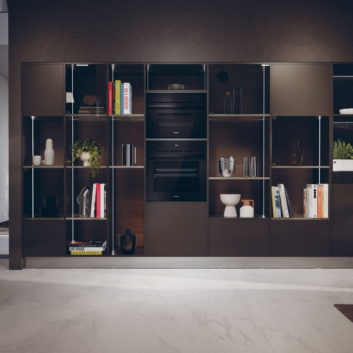 Haier H6 ID46G3YTB Integrert stekeovn Svart