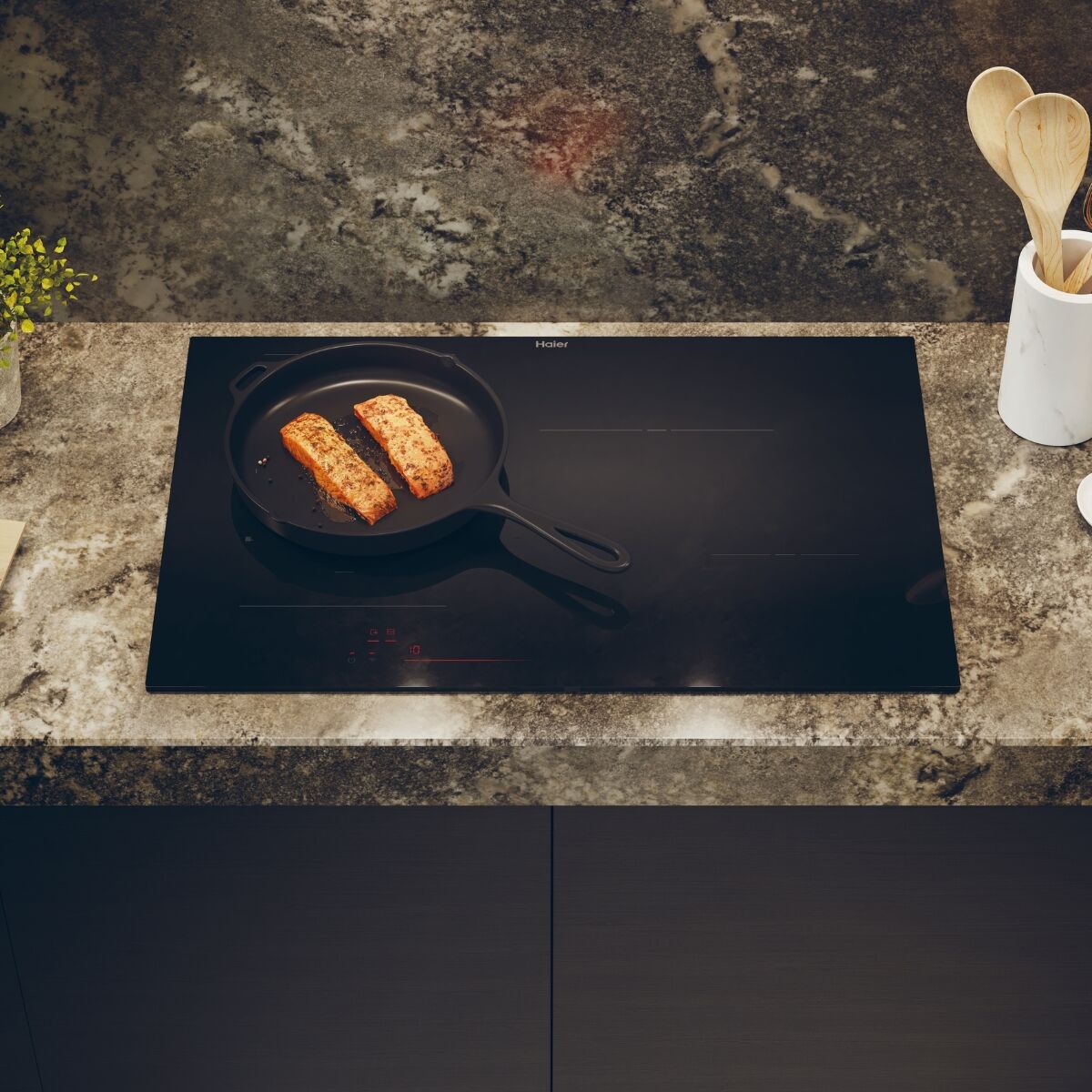 Haier HAMTB86IRCS induktionshäll svart