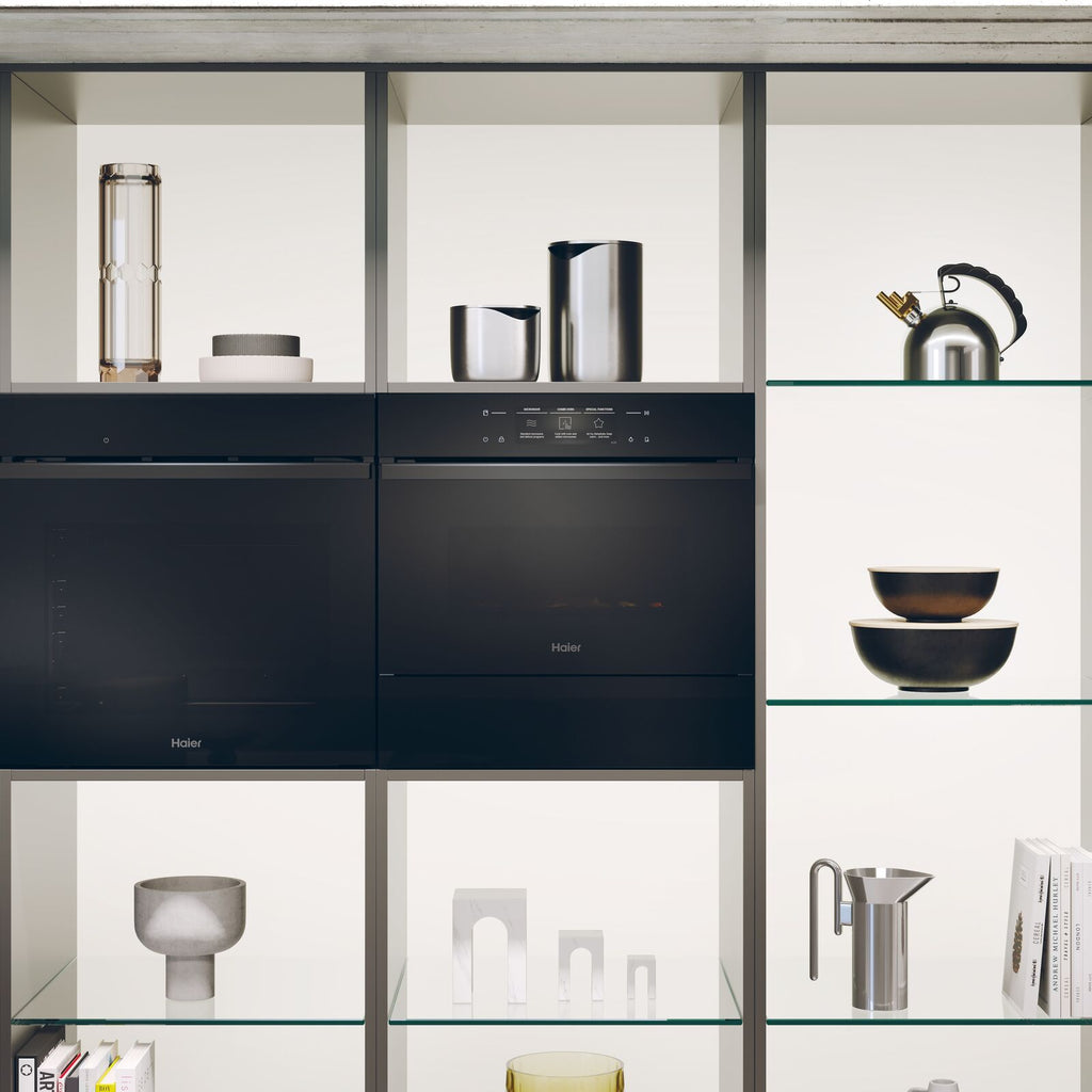 Haier H4 MWID49G6NQB Kombiovn Sort