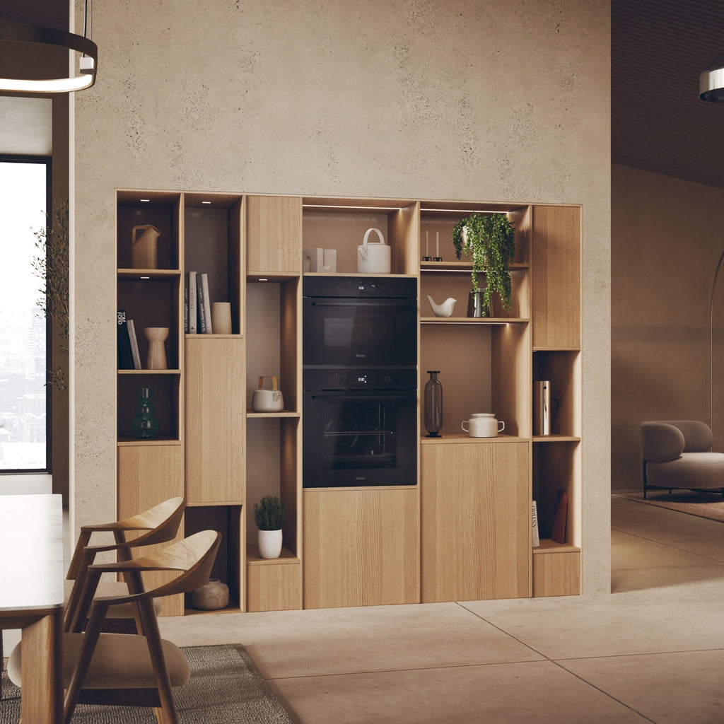 Haier H6 ID2P5B3YTB Kalusteisiin integroitava uuni Musta