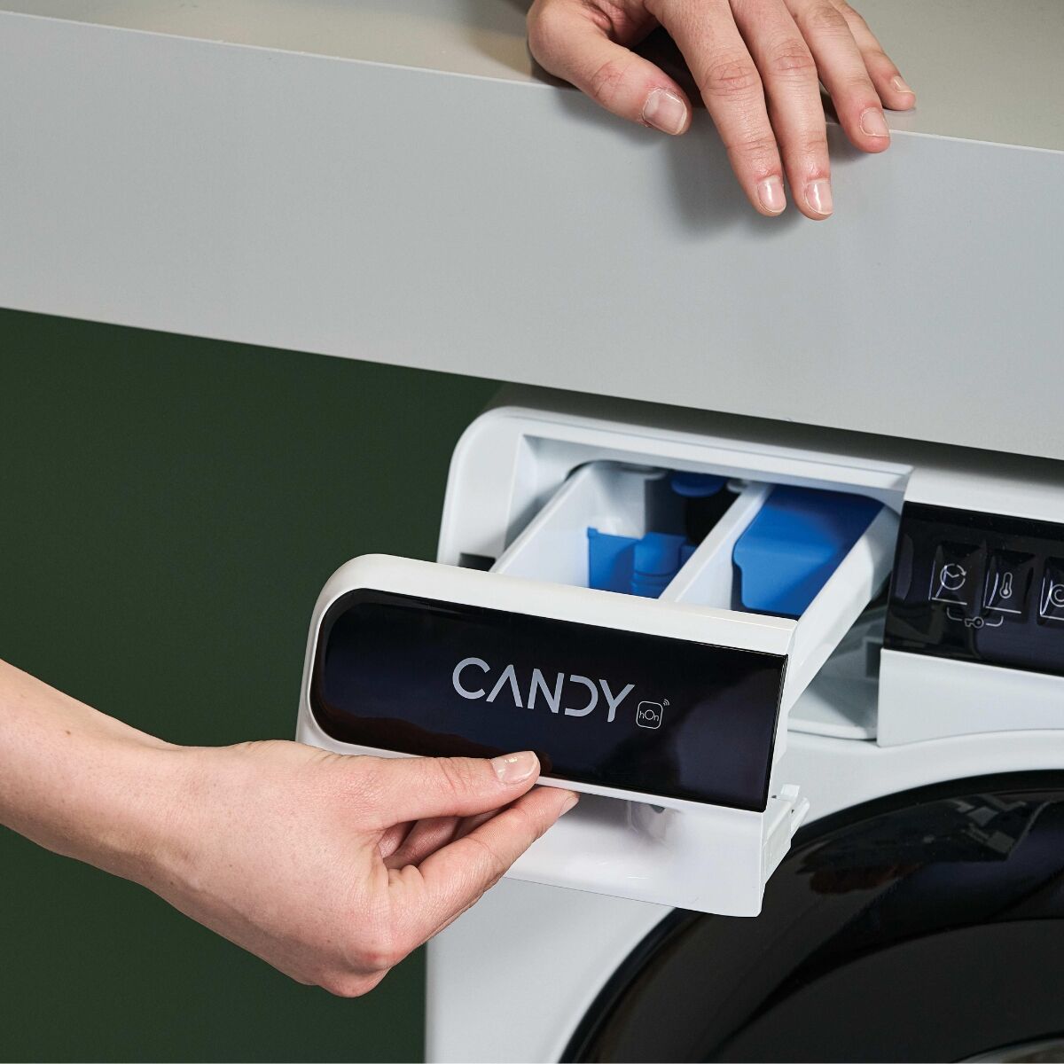 Candy CW50-BP12307U1-S Tvättmaskin Vit