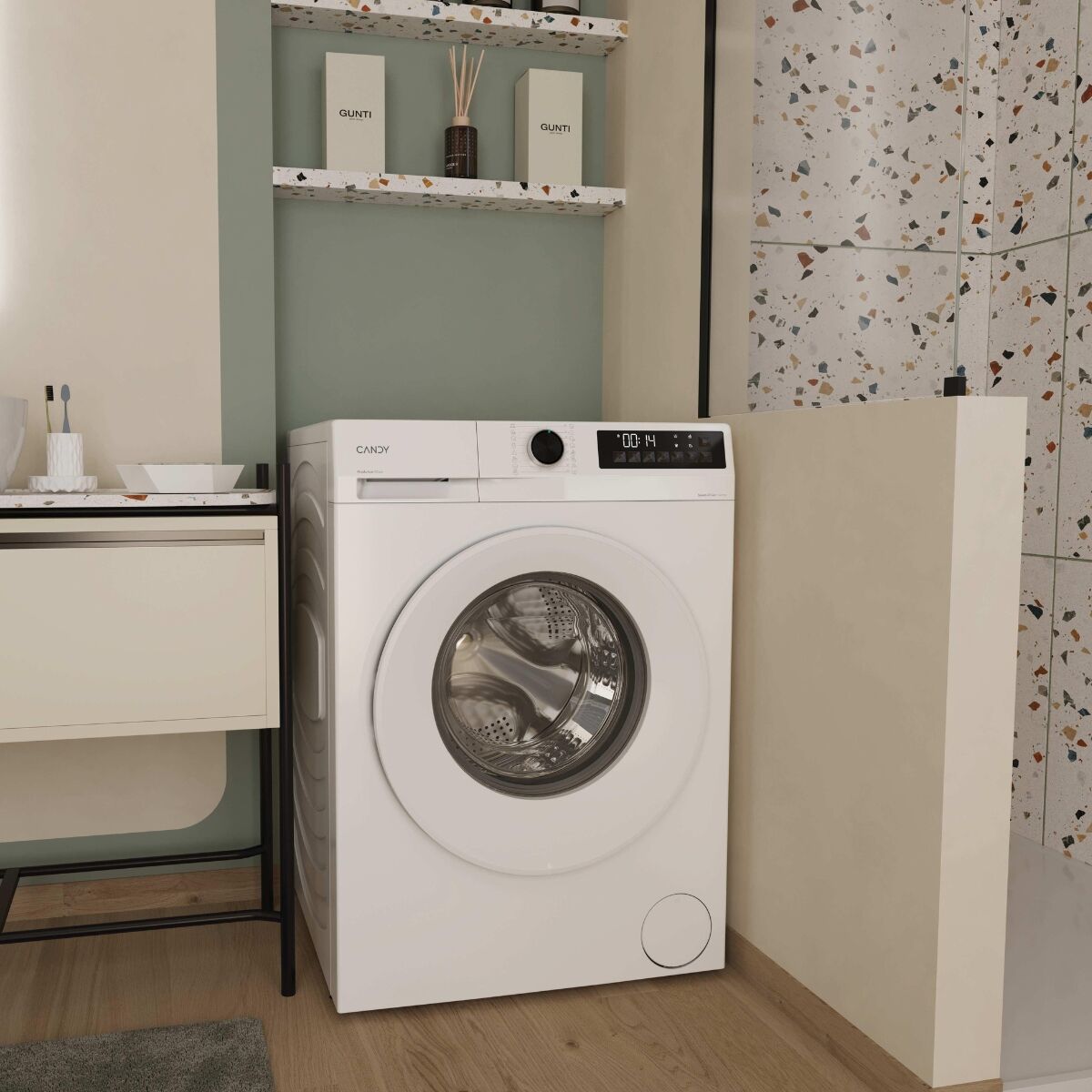 Candy GD 489-S Tvättmaskin Vit
