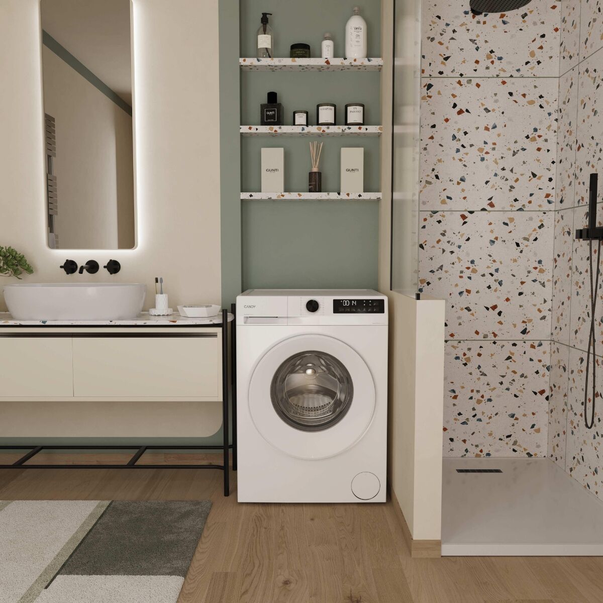 Candy GD 489-S Tvättmaskin Vit