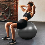 BOSU Træningsbold Fitnessbold Grå 65 cm Fitnessbold Grå
