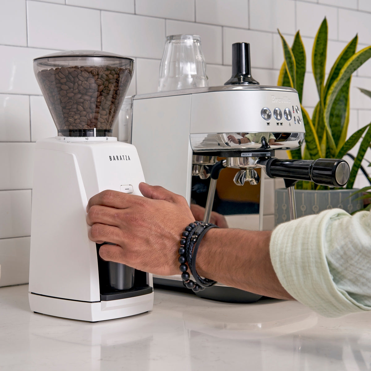 Baratza Encore ESP Kahvimylly Valkoinen