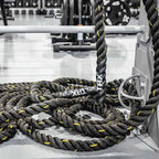 TRX short, 8 kg Battle rope Black