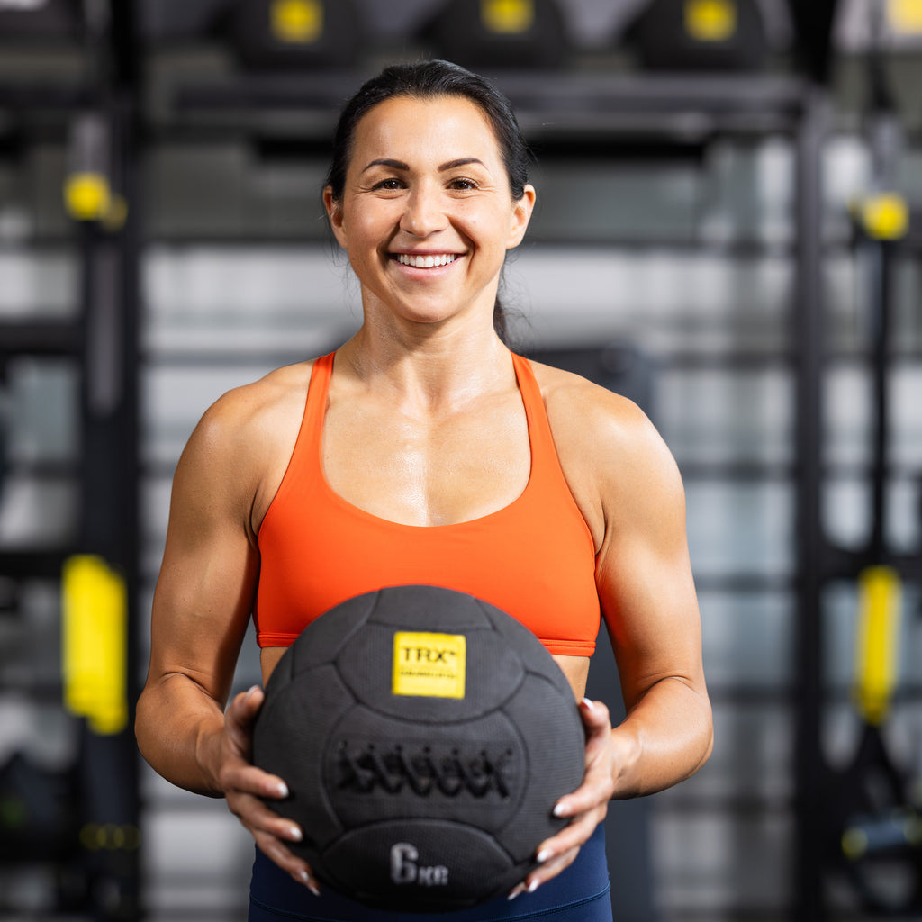 TRX Duraballistic, 25 cm, 4 kg Medicine ball Black