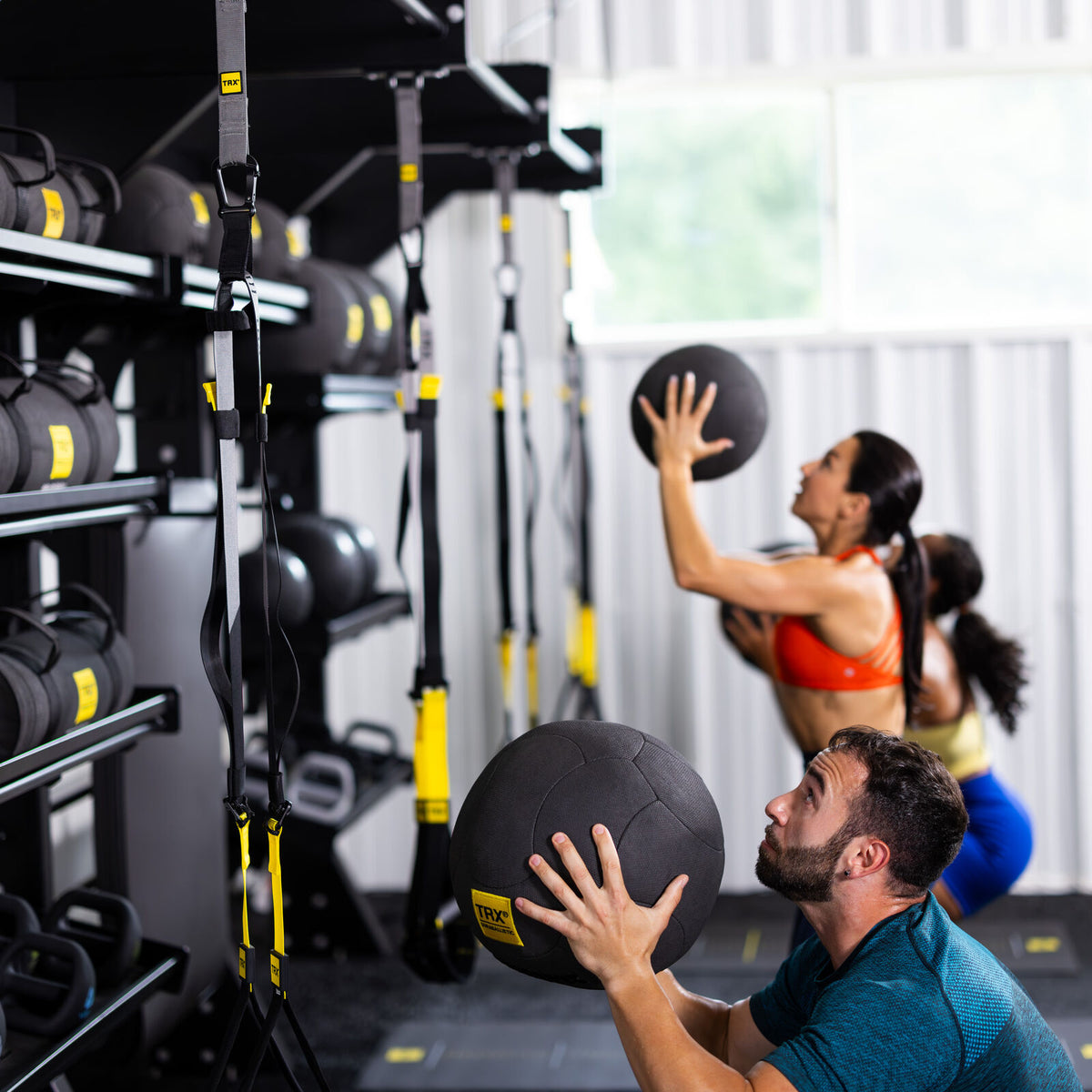 TRX Duraballistic, 35 cm, 14 kg Medicinboll Svart