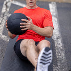 TRX HexGrip, 25 cm, 10 kg Medicine ball Black