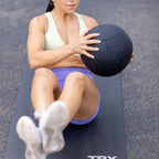 TRX HexGrip, 25 cm, 12 kg Medicine ball Black