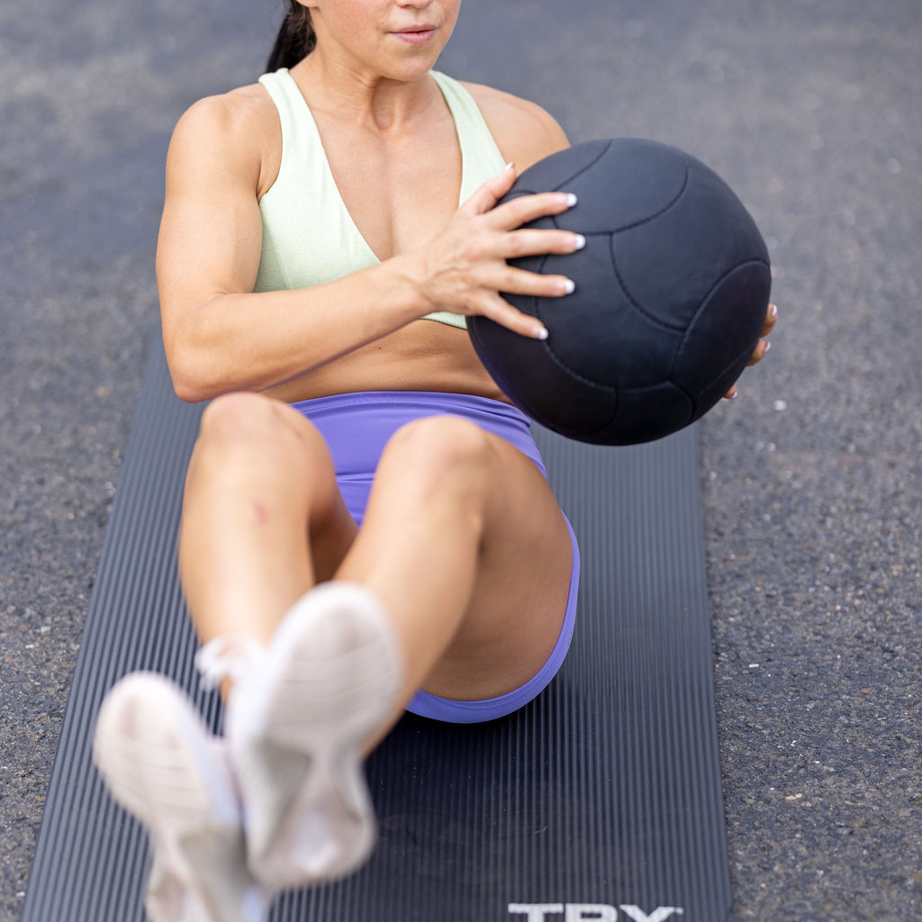 TRX HexGrip, 25 cm, 6 kg Medicine ball Black