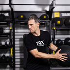 TRX HexGrip, 35 cm, 16 kg Medicine ball Black