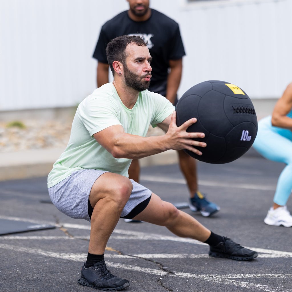 TRX HexGrip, 35 cm, 16 kg Medicine ball Black