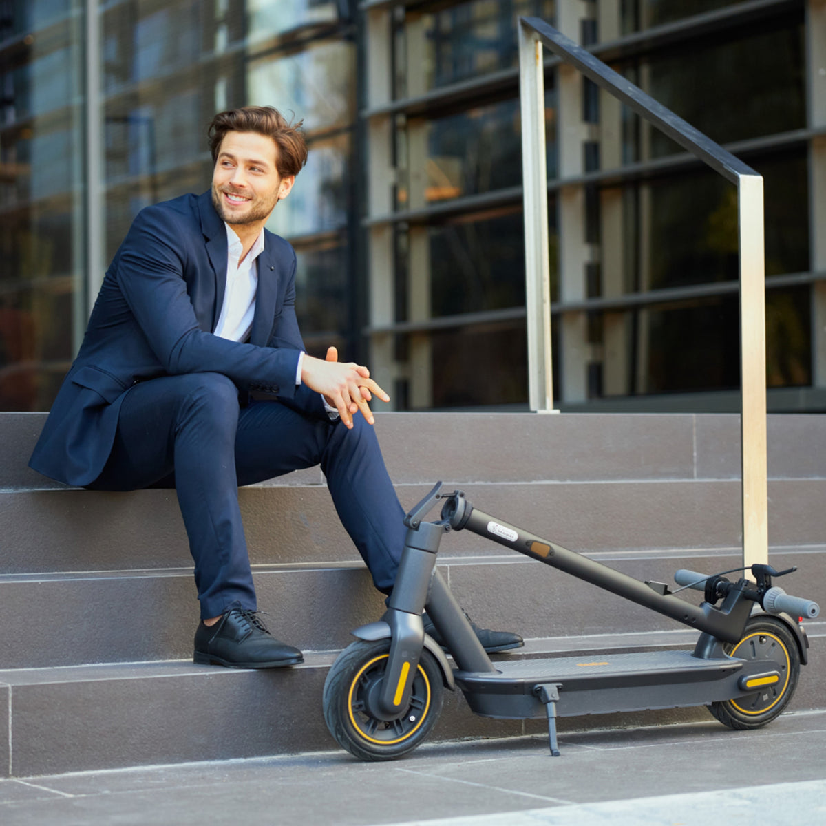 Segway Ninebot Kickscooter MAX G30E II Musta, Oranssi