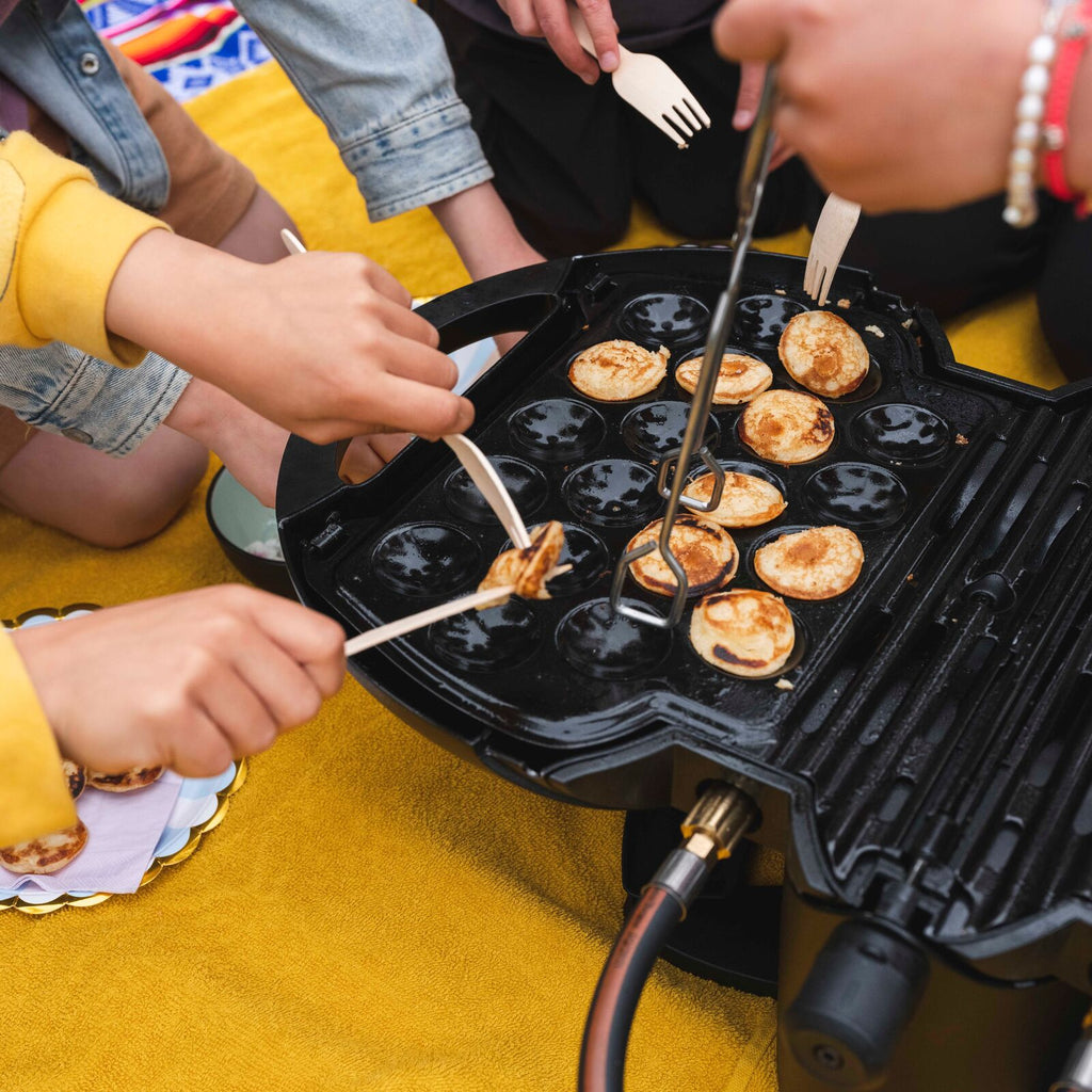 NomadiQ Pannkaksgrillplatta Svart