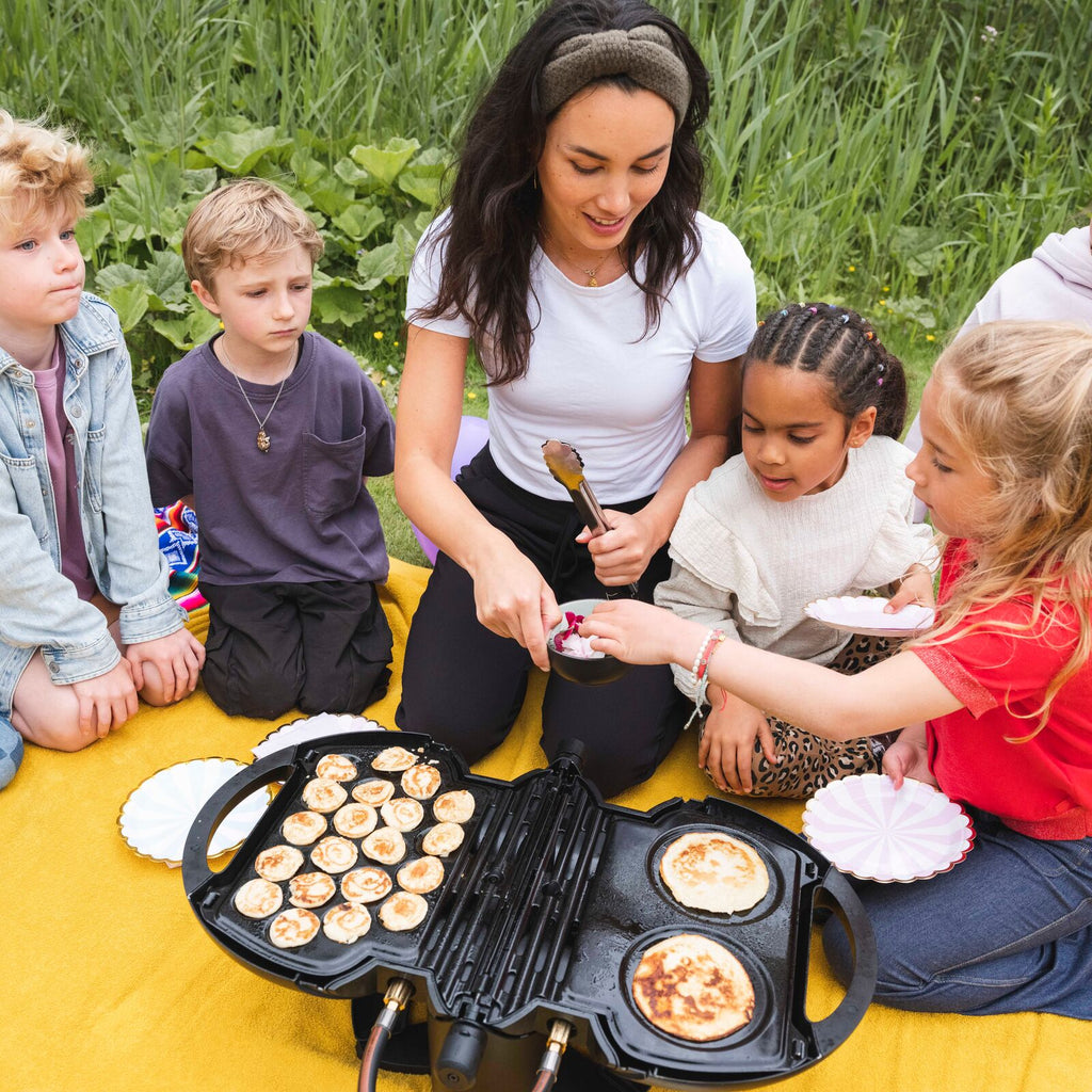 NomadiQ Pannkaksgrillplatta Svart