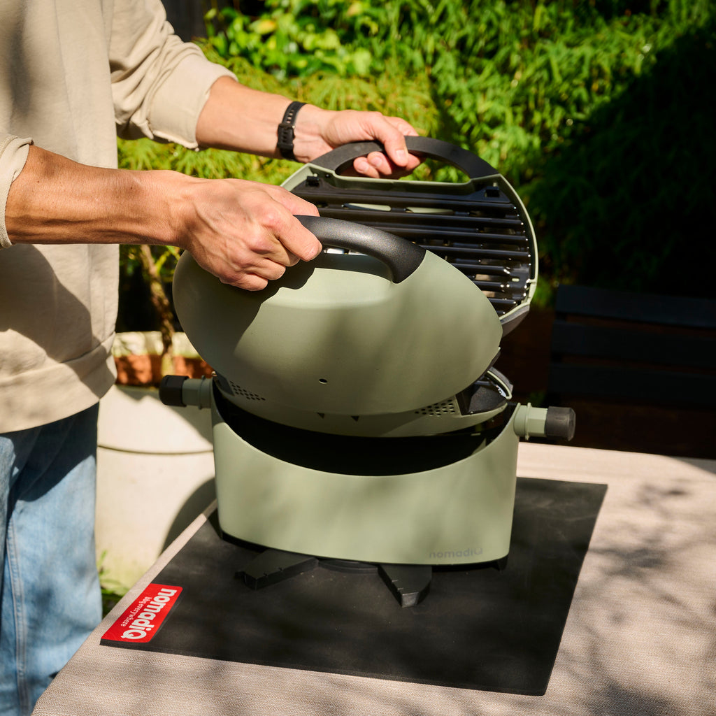 NomadiQ Transportable E-BBQ Electric BBQ Green