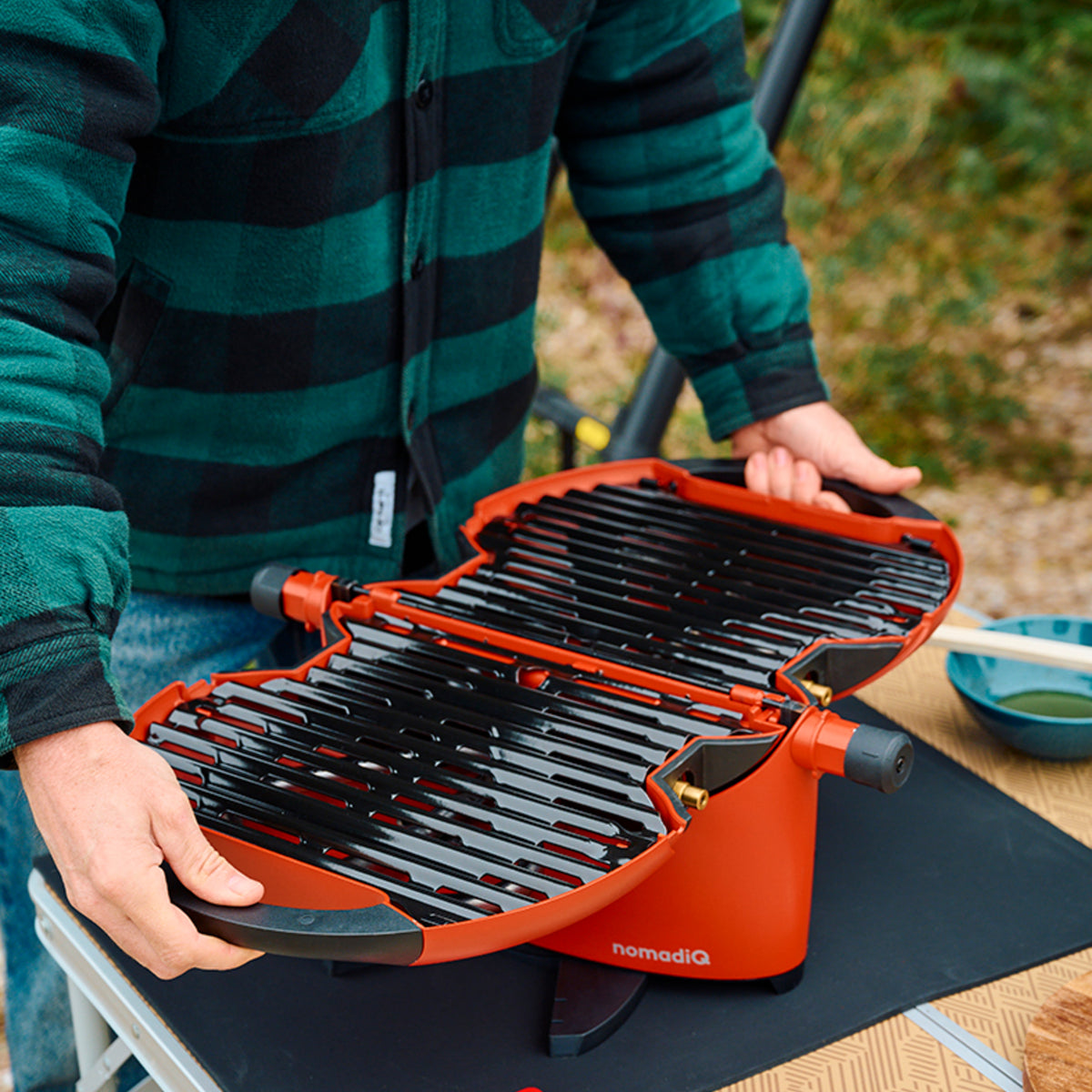 NomadiQ Portabel Gasolgrill 3.0 Terra Röd