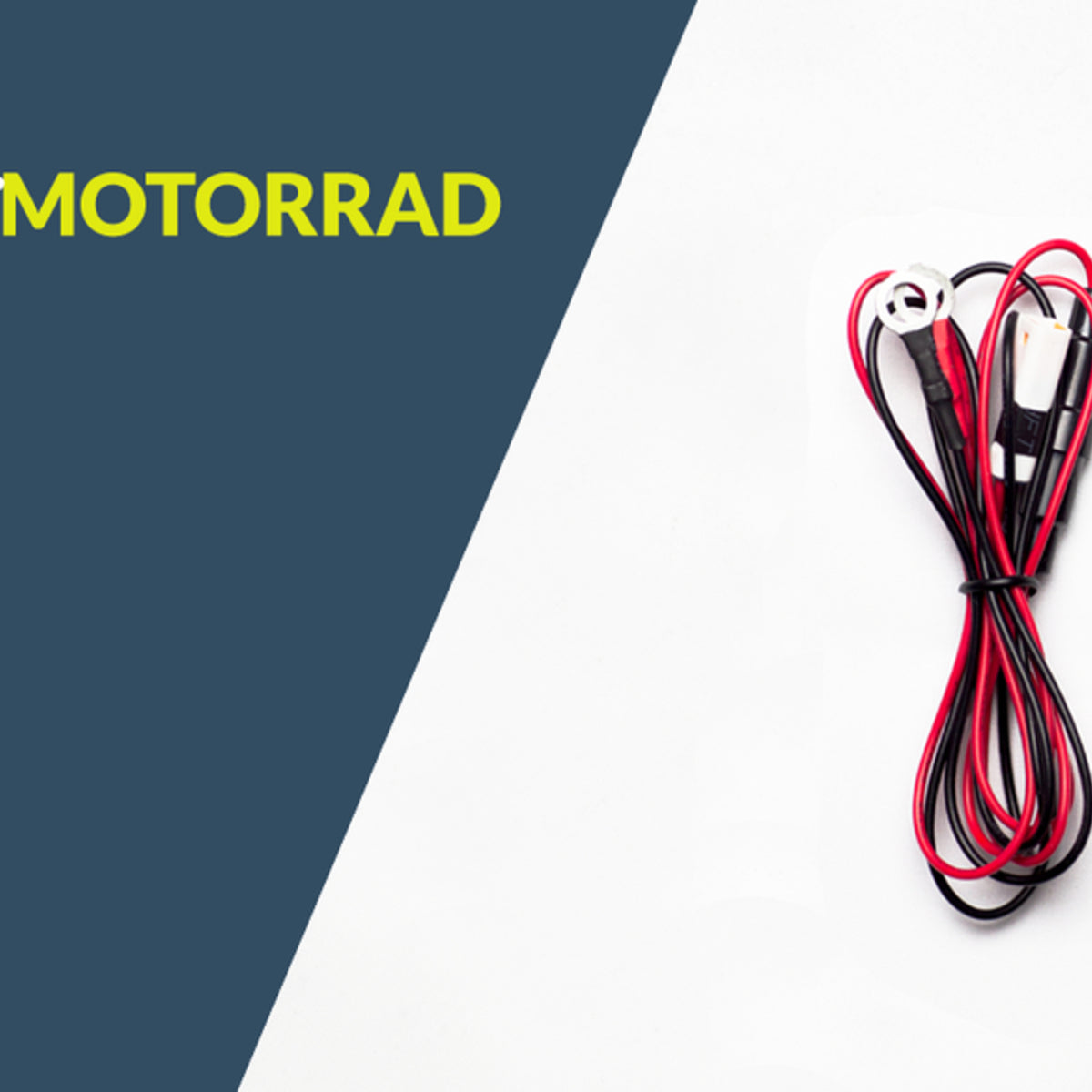 BikeTrax Yhdyskaapeli Moottoripyörä Musta